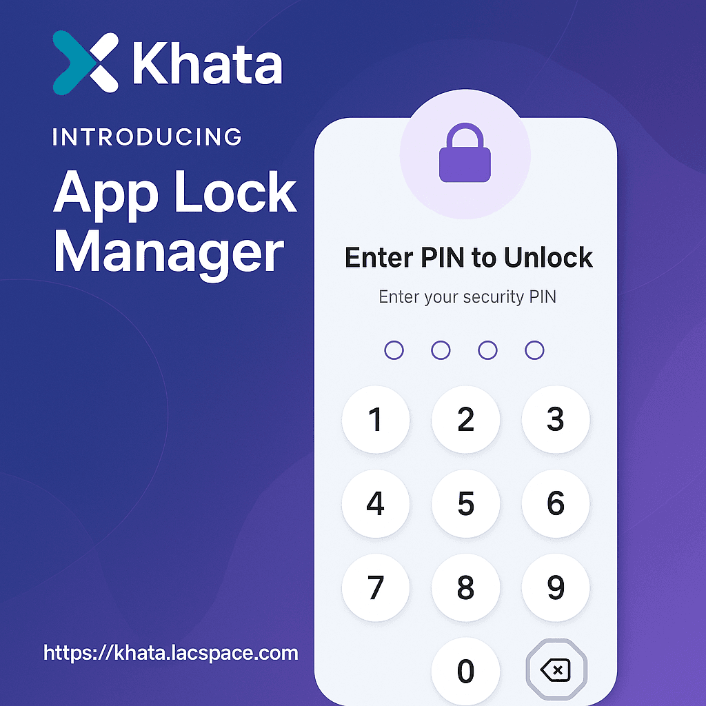 Khata Lock Screen